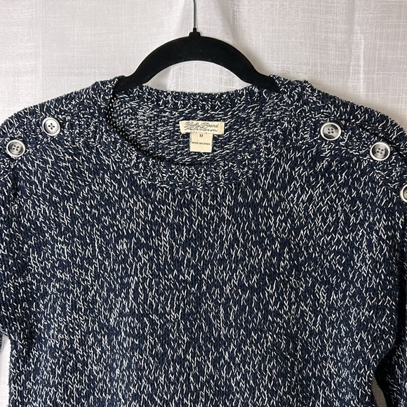 Lucky Brand chunky knit sweater,M,cotton blend,marled rib ,warm, office siren - Picture 6 of 16